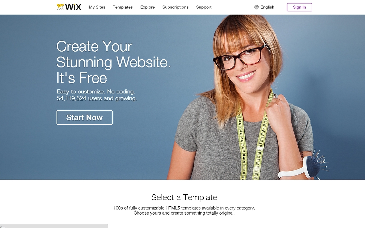 Wix website builder